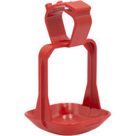 Dwuramienna miseczka okapowa kwadratowa pod poidła kropelkowe - mała