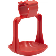 Dwuramienna miseczka okapowa kwadratowa pod poidła kropelkowe - duża