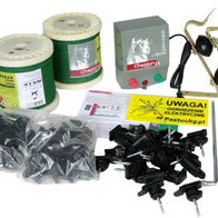 Ogrodzenie elektryczne dla zwierząt domowych - uniwersalny zestaw SEC B 200 z taśmą