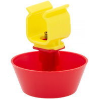 Poidło startowe do systemu kropelkowego dla drobiu na nipel w rurze 22 x 22 mm