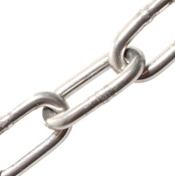 Łańcuch nierdzewny fi 3 mm ogniwa krótkie 2 cm - 1 mb