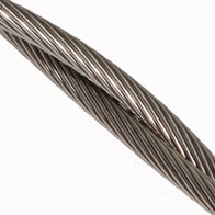 Linka stalowa fi 5 mm nierdzewna do systemów podwieszania - 1 mb