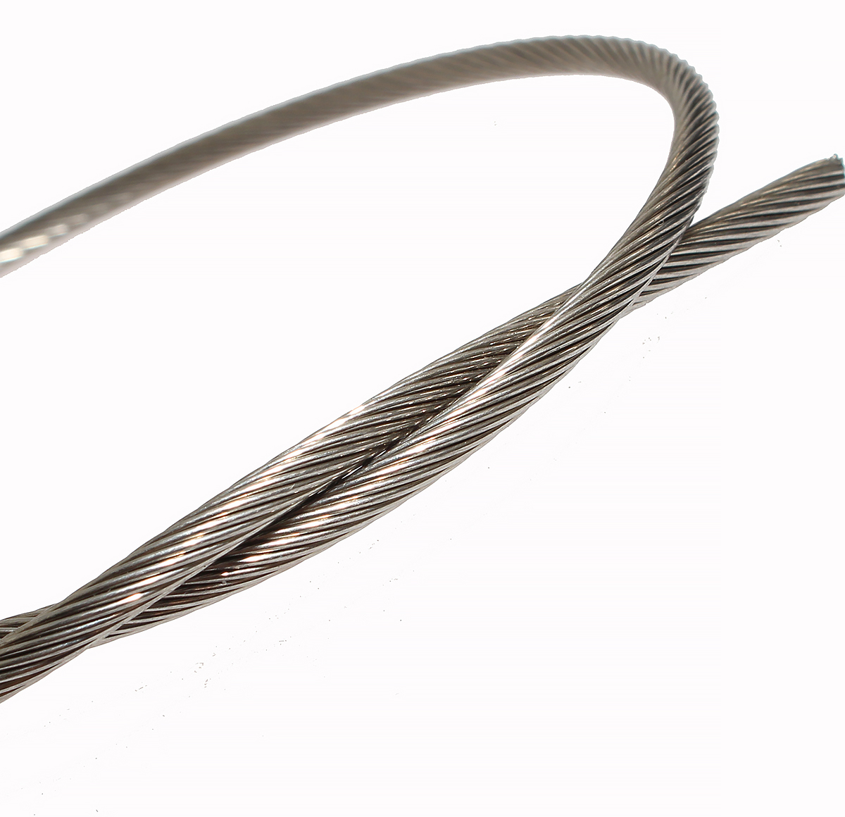 Linka stalowa fi 2 mm nierdzewna do systemu podwieszania - 1 mb