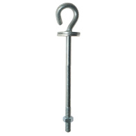 Śruba M10 z wygiętym hakiem otwartym 200 mm