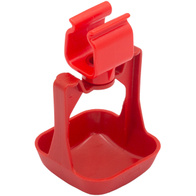 Dwuramienna miseczka okapowa wciskana pod poidła kropelkowe