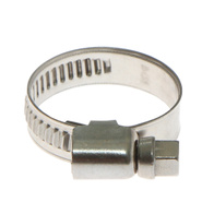 Opaska ślimakowa nierdzewna 16-27 x 9 mm