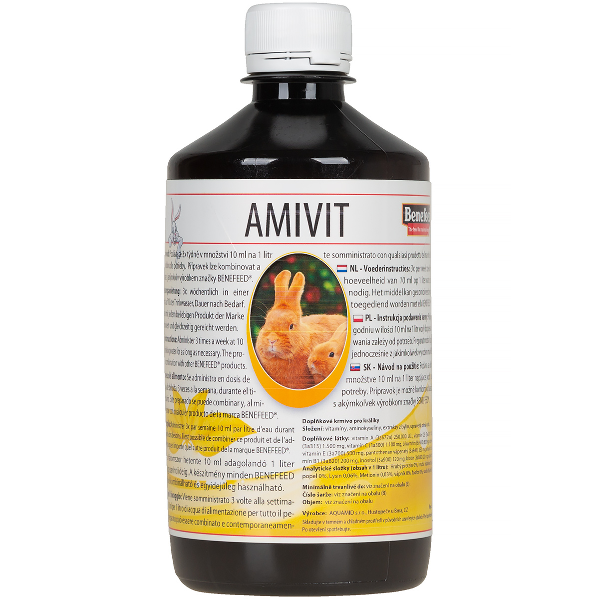 AMIVIT 500 ml zestaw witamin i aminokwasów dla królików