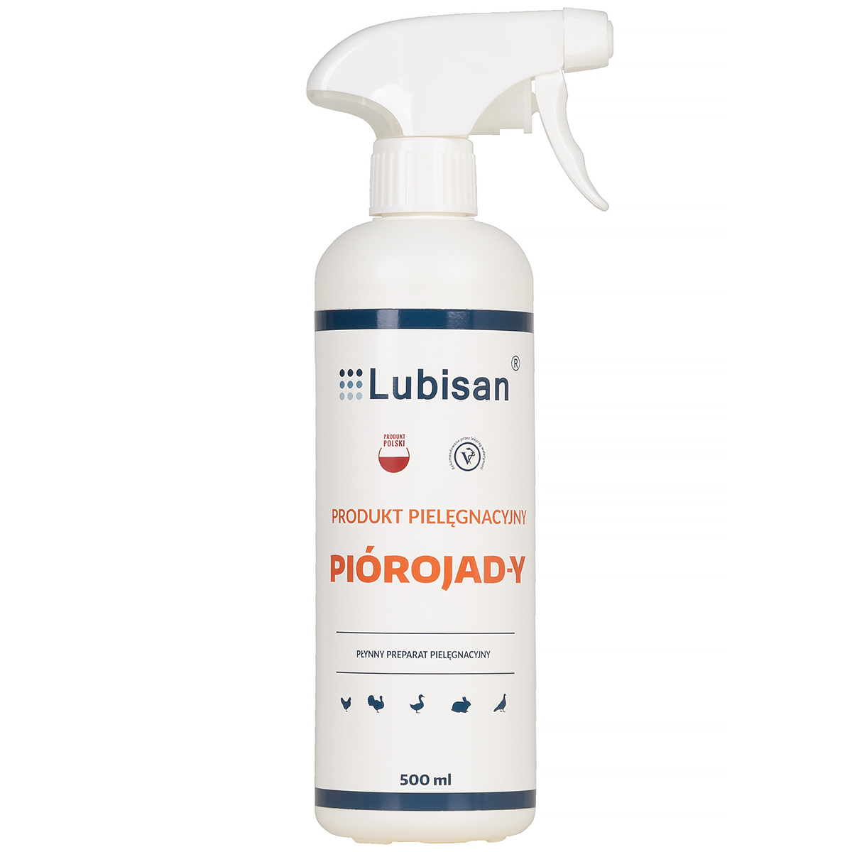 PIÓROJADY LUBISAN spray preparat na wszoły, pchły i inne posożyty 500 ml