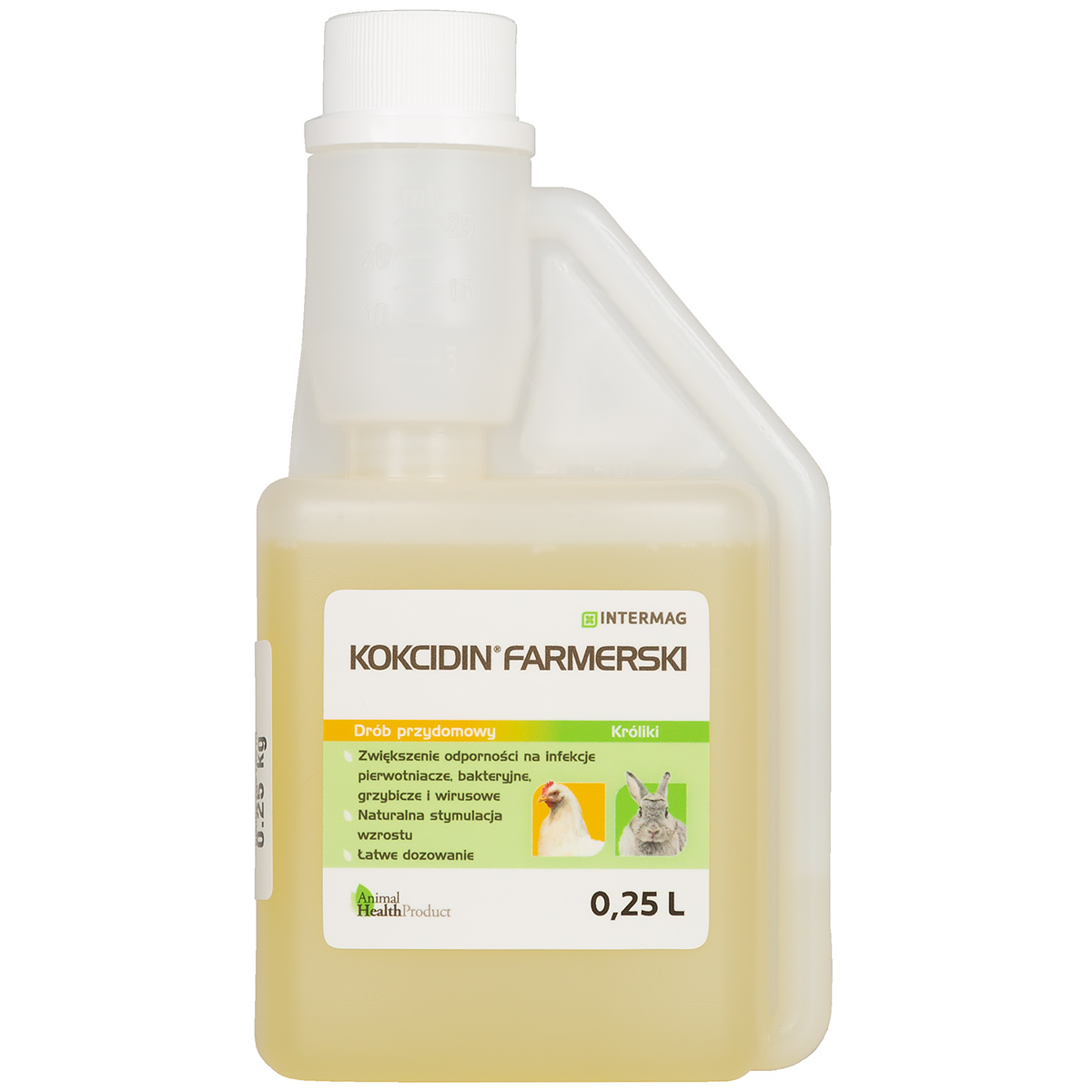 Kokcidin Farmerski przeciw kokcydiozie dla zwierząt 250 ml