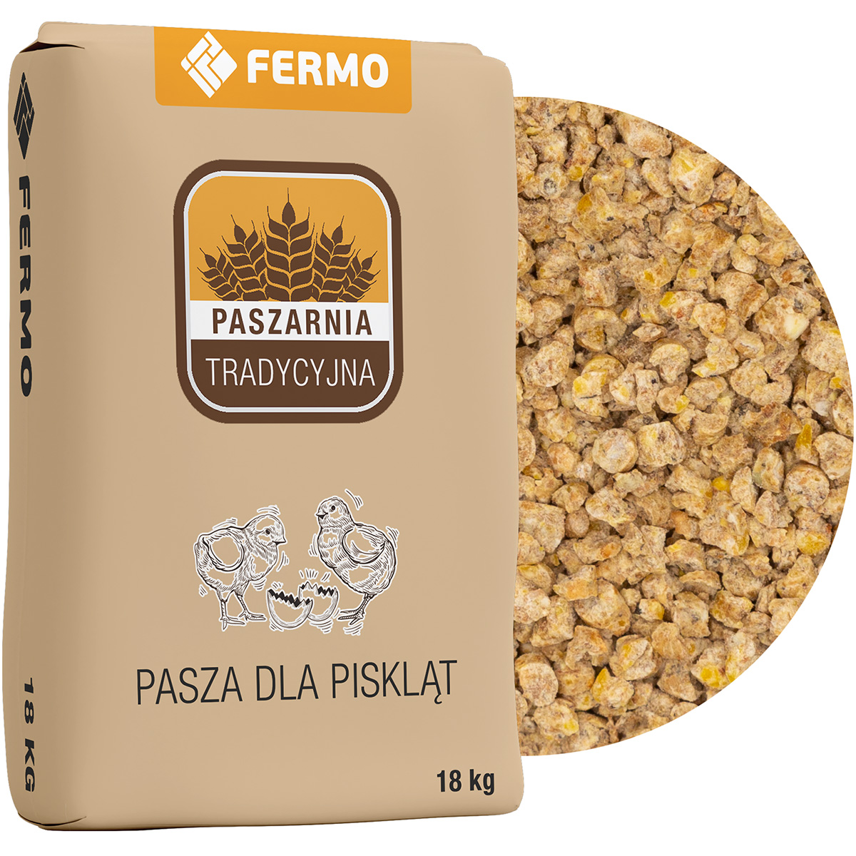 Pasza dla piskląt Paszarnia Tradycyjna kruszonka 18 kg