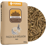 Pasza dla królików Paszarnia Tradycyjna 18 kg z siemieniem lnianym