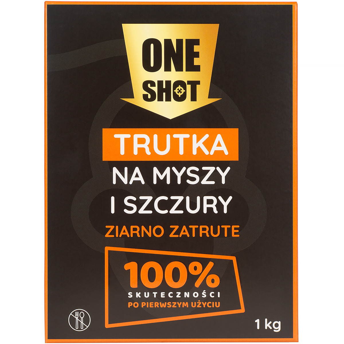 ONE SHOT 1 kg trutka na myszy i szczury zatrute ziarno 