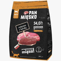 Sucha karma dla kota Pan Mięsko różne smaki 400 g