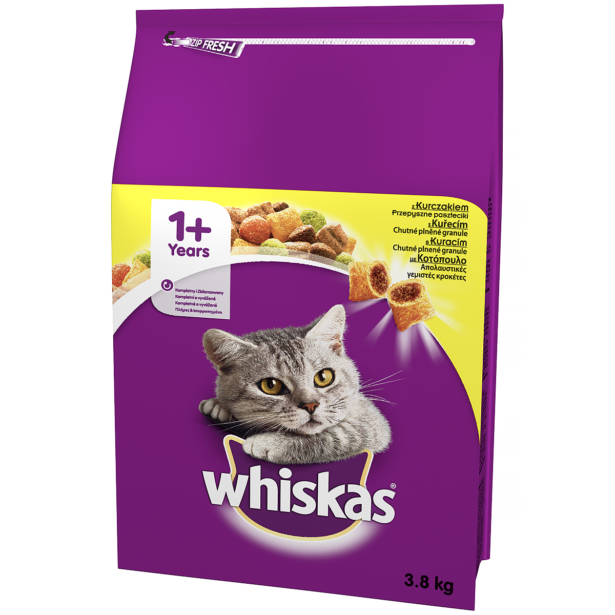 Sucha karma dla kota Whiskas z kurczakiem 3