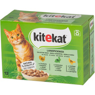 Mokra karma dla kota KITEKAT mix smaków w sosie 12 x 85 g