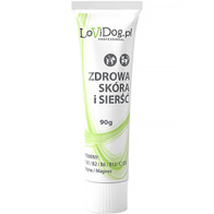 Przysmak dla psa w tubce na zdrową sierść i skórę 90 g LoviDog