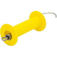 Uchwyt bramowy do ogrodzeń elektrycznych, żółty