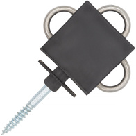 Izolator sektorowy z wkrętem do drewna V3P trzy przyłącza