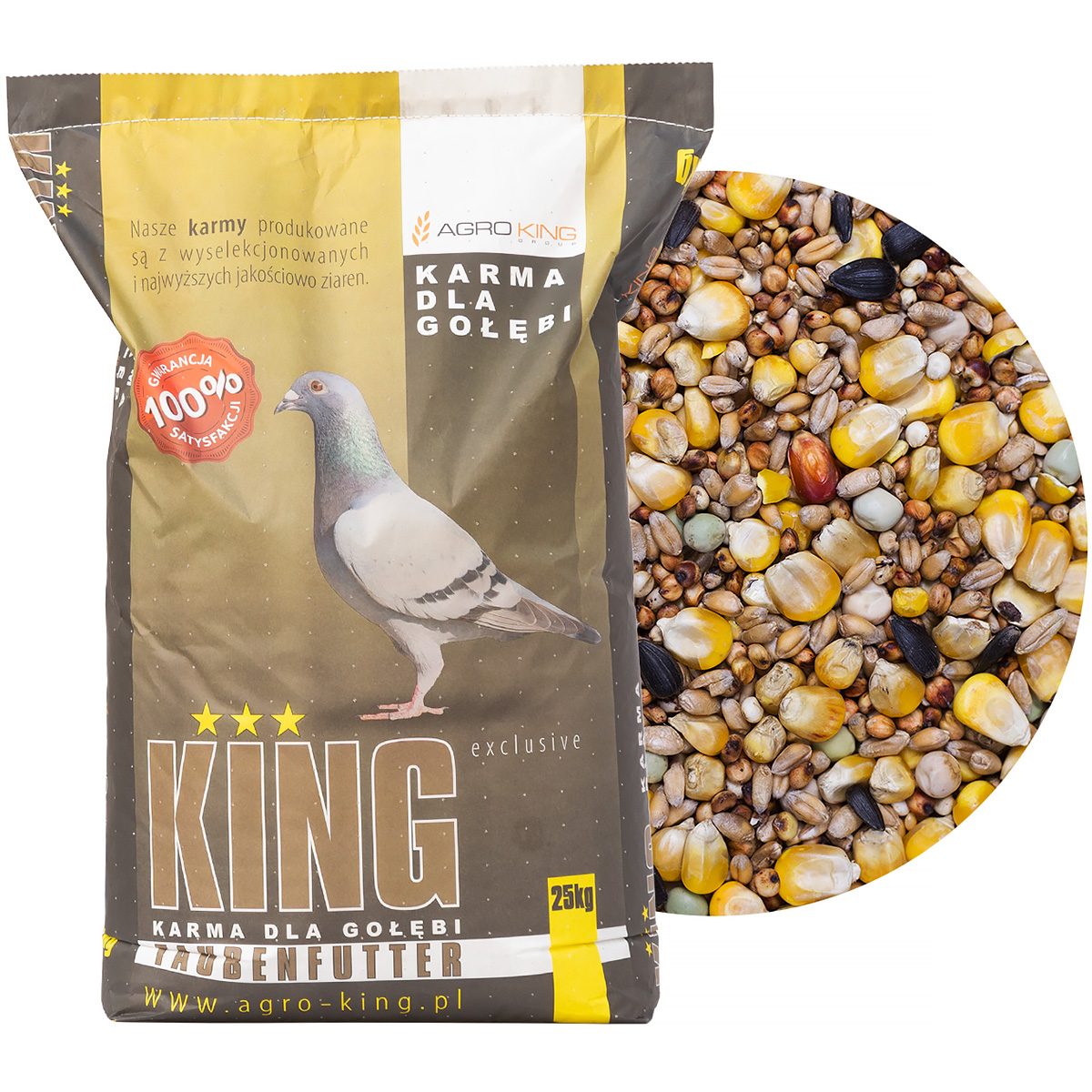 Karma dla gołębi sezonowa SE AGRO KING 25 kg