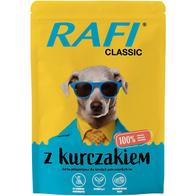 Mokra karma dla psa RAFI Classic z kurczakiem 400 g saszetka 1 szt.