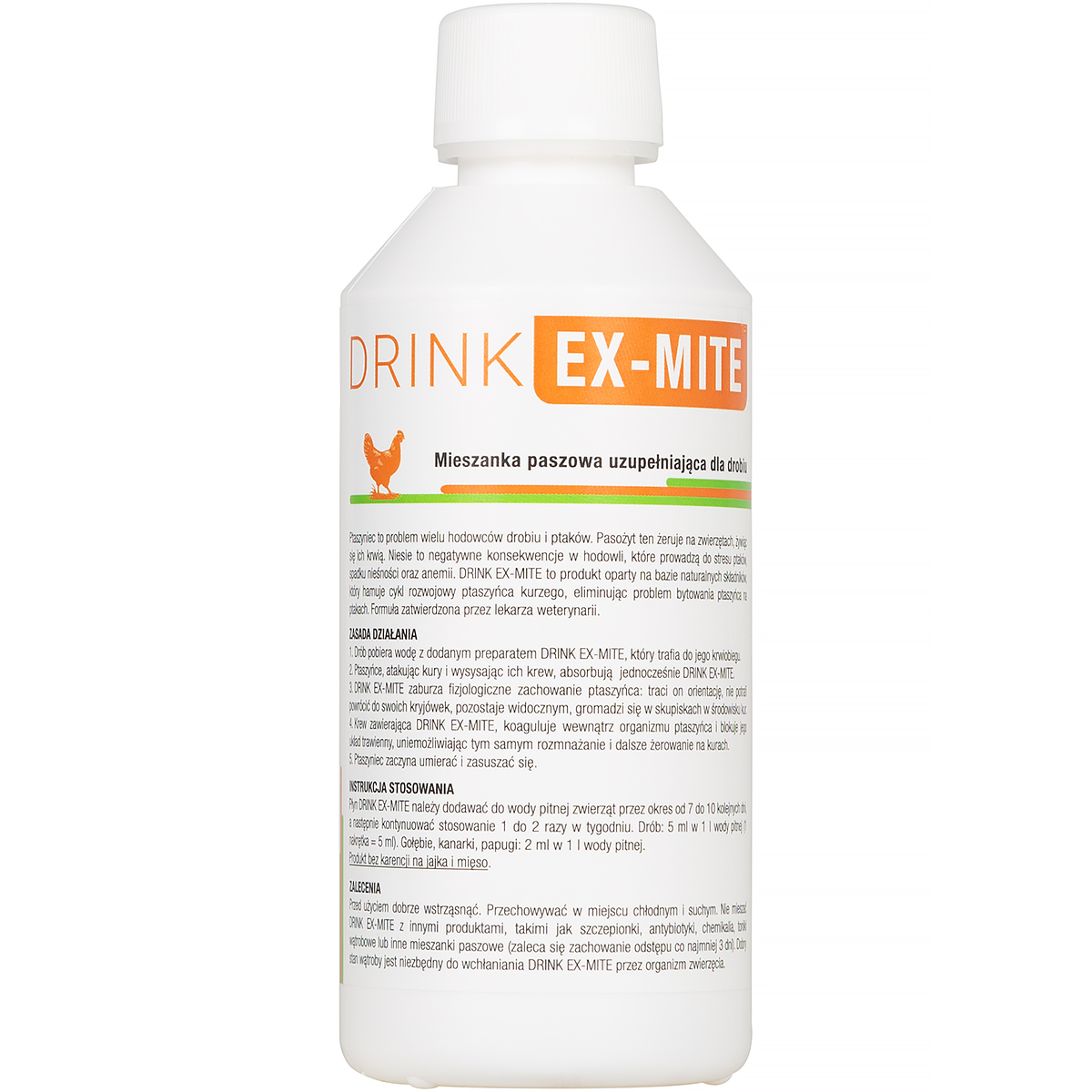 DRINK EX-MITE 250 ml preparat do wody pitnej zwalczający ptaszyńca kurzego