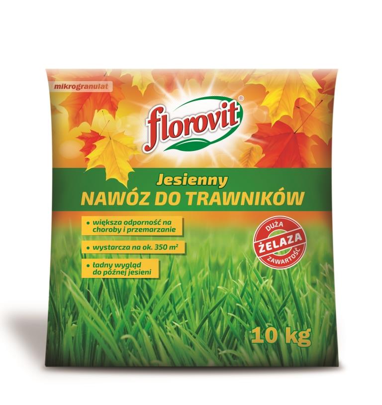 Nawóz jesienny do trawy Florovit 10 kg