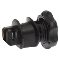 Izolator do drutu i plecionki na słupki z włókna szklanego