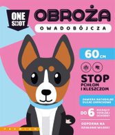 Obroża pchły kleszcze dla psa 60 cm zapachowa