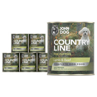 Mokra karma dla psów JOHN DOG COUNTRY jagnięcina wołowina 6 x 800 g szczeniaki