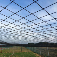 Siatka polietylenowa do pokrycia wolier 4 x 4 cm czarna na wymiar