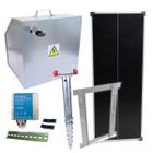 Zestaw antykradzieżowy SECURTIY BOX panel solarny 100 W, uchwyt, regulator 10 A, skrzynia na elektryzator, kotwa