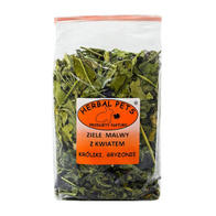 Ziele malwy z kwiatem przysmak dla królików i gryzoni Herbal Pets 70 g
