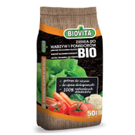 Ziemia podłoże do warzyw i pomidorów ekologiczne BIO 50 l