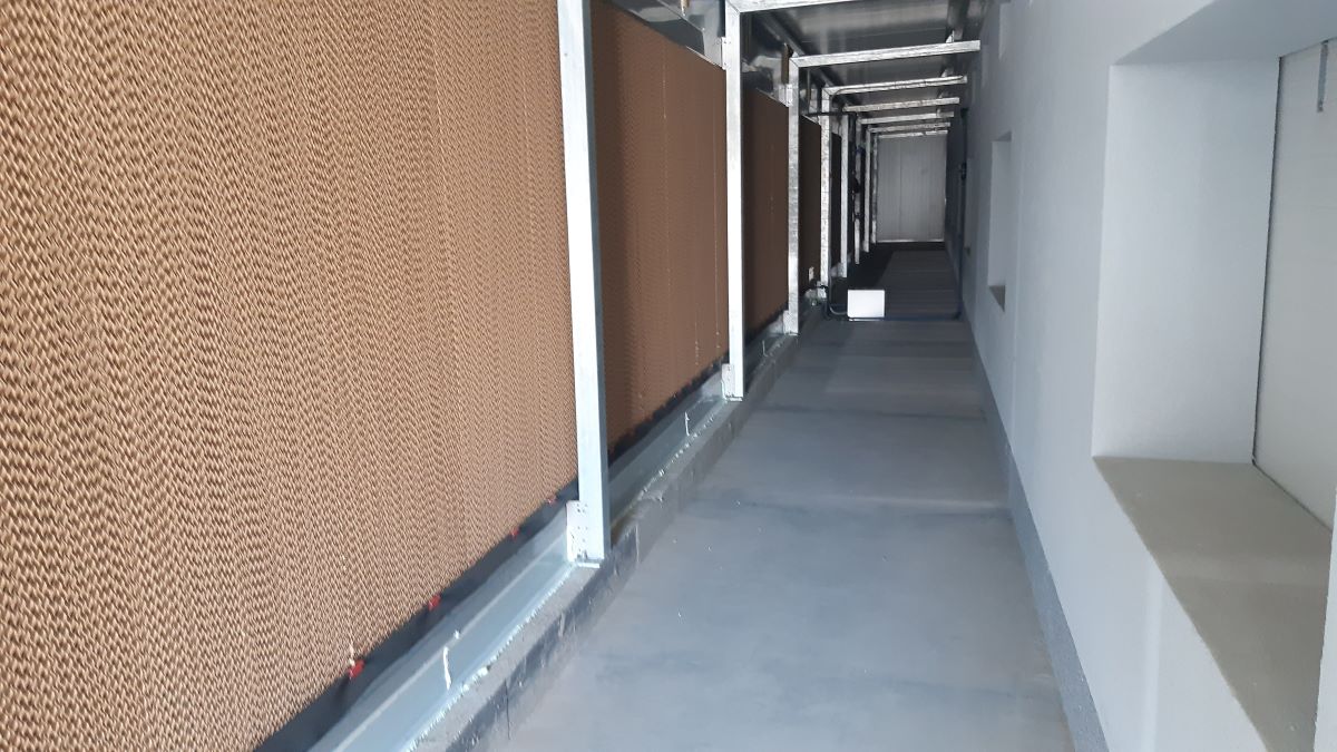 Padcooling w kurniku od wewnątrz