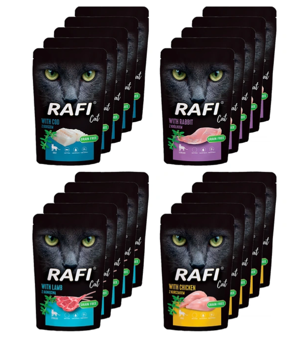 mokra karma Rafi zestaw