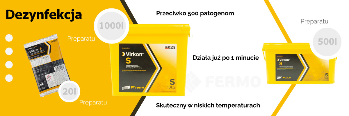 Virkon preparat do dezynfekcji na ptasią grypę