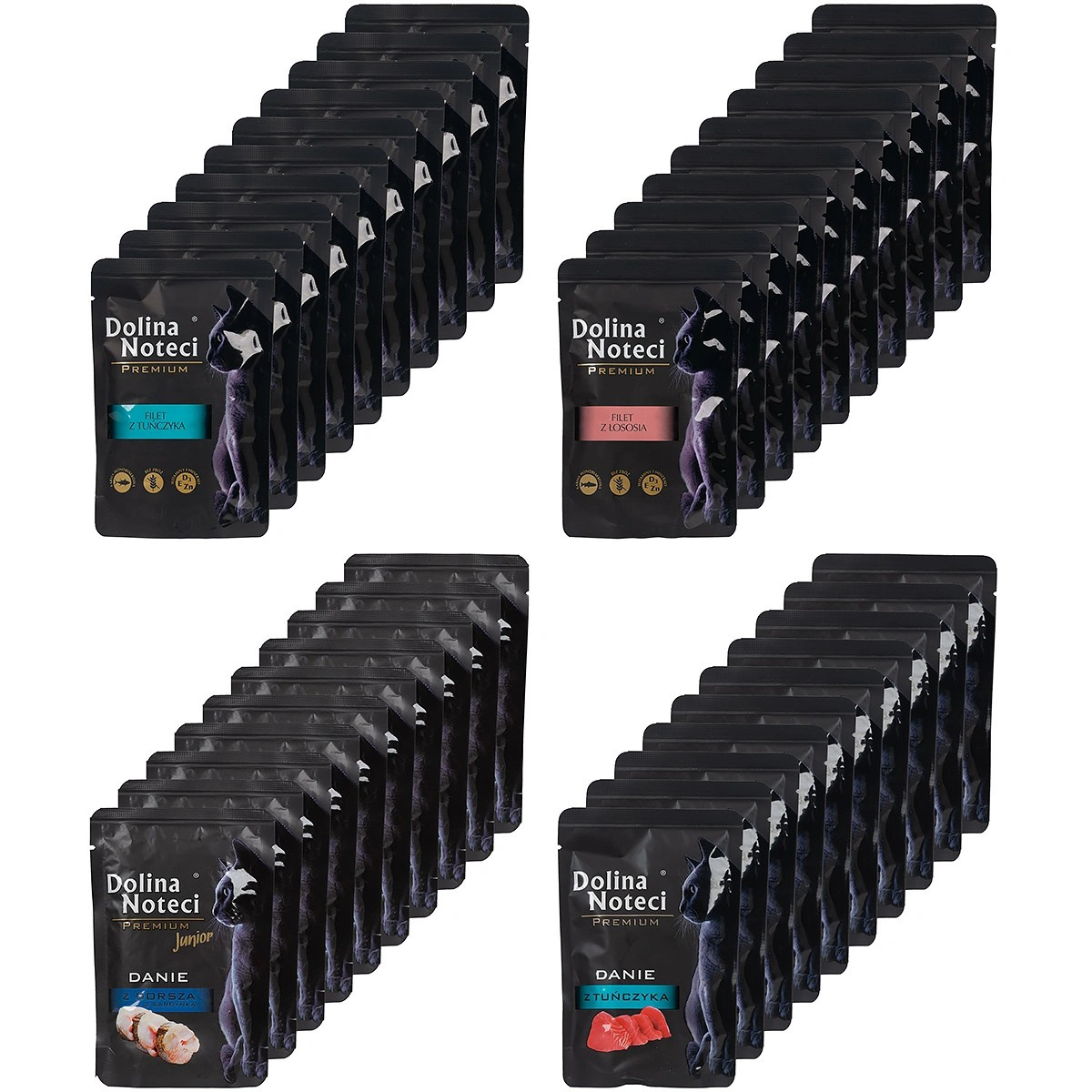 Rybny zestaw karmy dla kota Dolina Noteci Premium