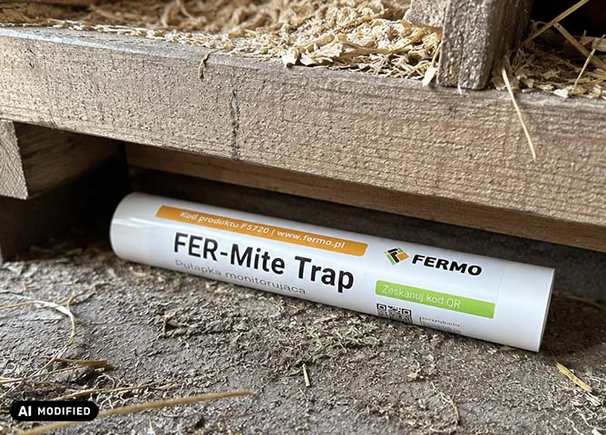 Pułapka na ptaszyńca FER-Mite Trap w kurniku
